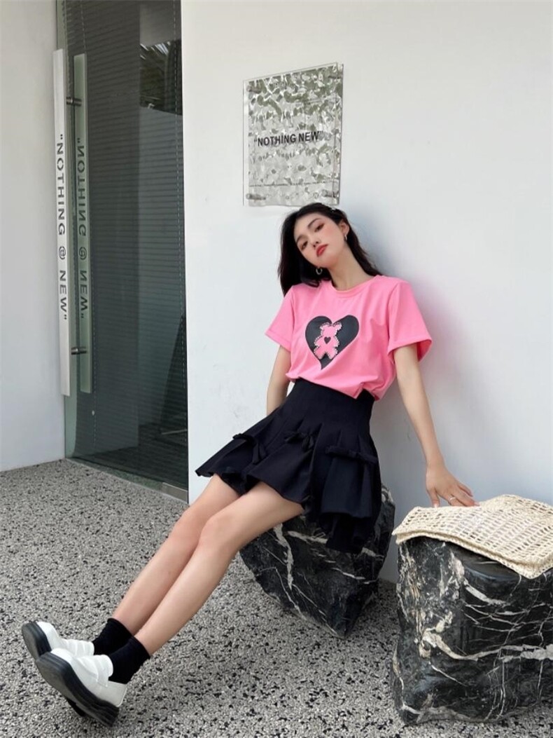 2022百搭少女T恤，女装T恤，生活舞台