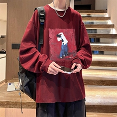 抖音得物供货量大从优可提供视频美式长袖T恤CT799特P25，男装T恤，电商A486-1