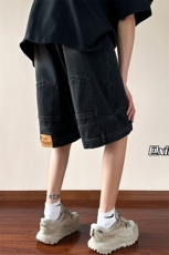 XZ616夏季半松紧腰裤子穿反了设计款牛仔短裤TY2454特P40，男装牛仔裤，星座512A（原616）