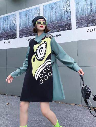 欧韩时尚休闲连衣裙，女装连衣裙，格调元素