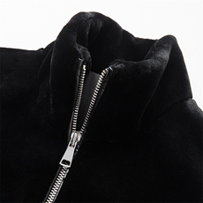 SG22101男士2023冬季新款休闲翻领外套金貂绒夹克修身保暖P200，男装夹克，电商B360