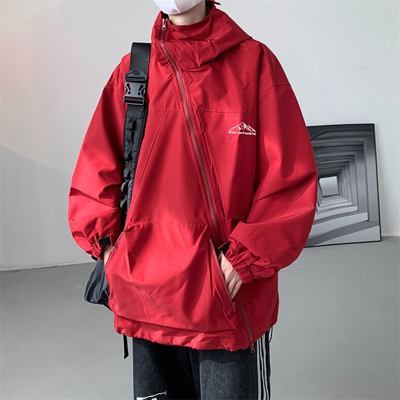 8XL-M特大码春季Cityboy宽松冲锋衣夹克男女上衣外套男JK1310P85,男装夹克,电商D206-1