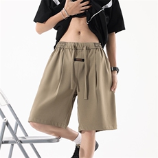 模特-美式高街潮牌休闲宽松系带五分短裤男夏9032-P38，男装休闲裤，电商B380（原B361）