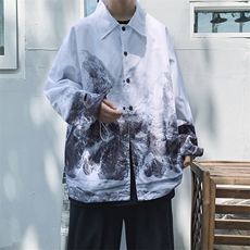 秋季男士冲锋衣雪山潮流宽松长袖风衣mj367-p75，男装风衣，电商B288
