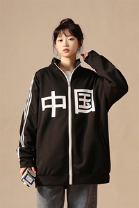 外套男大码吴京同款运动风活动班服 H376  P65限88图片