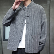 2025春季新款男装风唐装盘扣衬衫新中式汉服衬衣C167-P65，男装衬衫，电商B277(原6028)