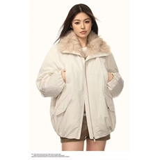 美式复古毛领棉服外套冬季新款百搭宽松加厚保暖棉袄M0871-P85，男装棉衣，星座308B-2