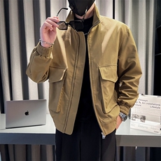 现货2025秋季社会小伙痞帅男立领夹克外套JK24P108控148，男装夹克，电商B276A