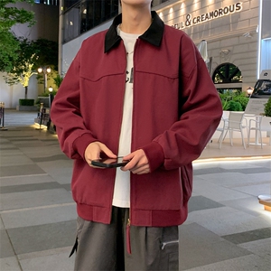 夜景水洗纯棉面料翻领夹克男士休闲外套上衣 jk1182 特P78图片