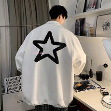 麂皮绒夹克男大码立领褂子外套JK85286-P68加绒款-P78，男装夹克，电商A040