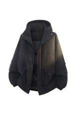 新款冬季大码羽绒棉服棉袄连帽工装韩版宽松外套A436-2533-P98，男装棉衣，电商A436