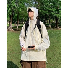 连帽防晒衣男夏季薄款宽松休闲情侣装透气防晒服外套HT80，男装防晒衣，星座1116A-1（原606A）