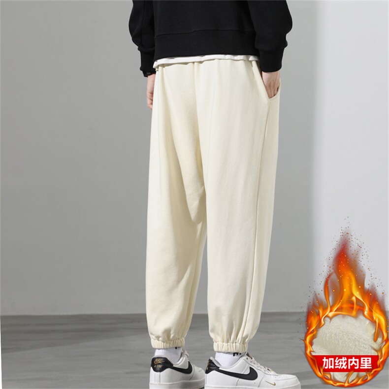 现货主推特价2025秋冬加绒新款男士印花运动长裤JR953-P20,女装休闲裤,星座1816-2（原1210–2）