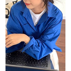 春季新款韩版克莱因蓝休闲长袖衬衫女宽松叠穿气质上衣CHJ64，男装衬衫，星座1116A（原606A-3）