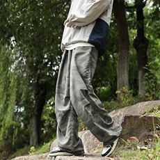 工装迷彩伞兵裤男潮牌宽松阔腿登山冲锋速干裤子CK2940-P42，男装休闲裤，星座1001-1