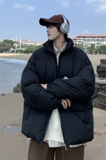 XZ213-MY20-P70控88港风大码冬季男款加厚保暖立领棉服面包服ins，男装棉衣，星座213