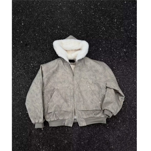 现货 连帽棉服男冬季新款宽松加厚保暖座山雕棉衣外套LJ955-P135图片