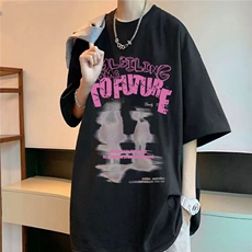 美式时尚潮牌高街印花纯棉重磅半袖T恤男款夏季纯棉重磅短袖上衣，男装T恤，星座218-1（原230）