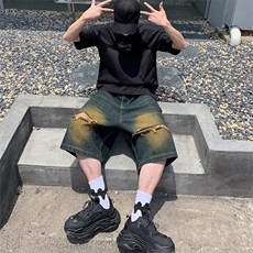 青春流行ins男直筒水洗牛仔裤A004P38，男装牛仔裤，星座1116-2