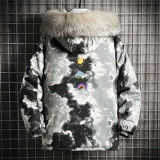 MC49141-P135日系潮衣男大码派克服男工装服外套袄，男装棉衣，电商A040A