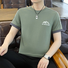 夏季短袖男刺绣翻领POLO衫T恤时尚休闲半袖上衣LD3319-P30，男装Polo衫，星座310B-3