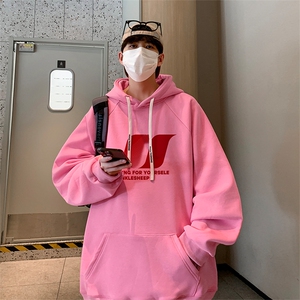 已注册港风华棉得物抖音直播高品质宽松男休闲连帽卫衣W5213P40图片