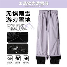 2025冬季新款面层：聚酯纤维HK5165J加绒-P80控118，男装休闲裤，电商A001-1