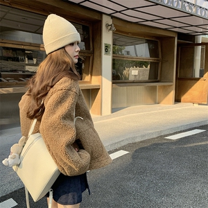 2024年冬季新款双面穿仿羊羔毛外套女0153图片