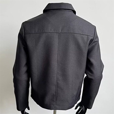 春季美式复古刺绣翻领垫肩夹克男高级感痞帅宽松外套潮，男装夹克，星座506A