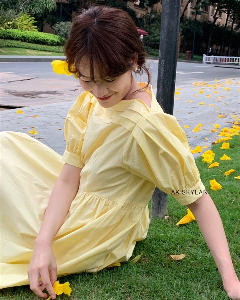 是被连衣裙占据的夏天呀，女装连衣裙，AKSKYLAN(6F)