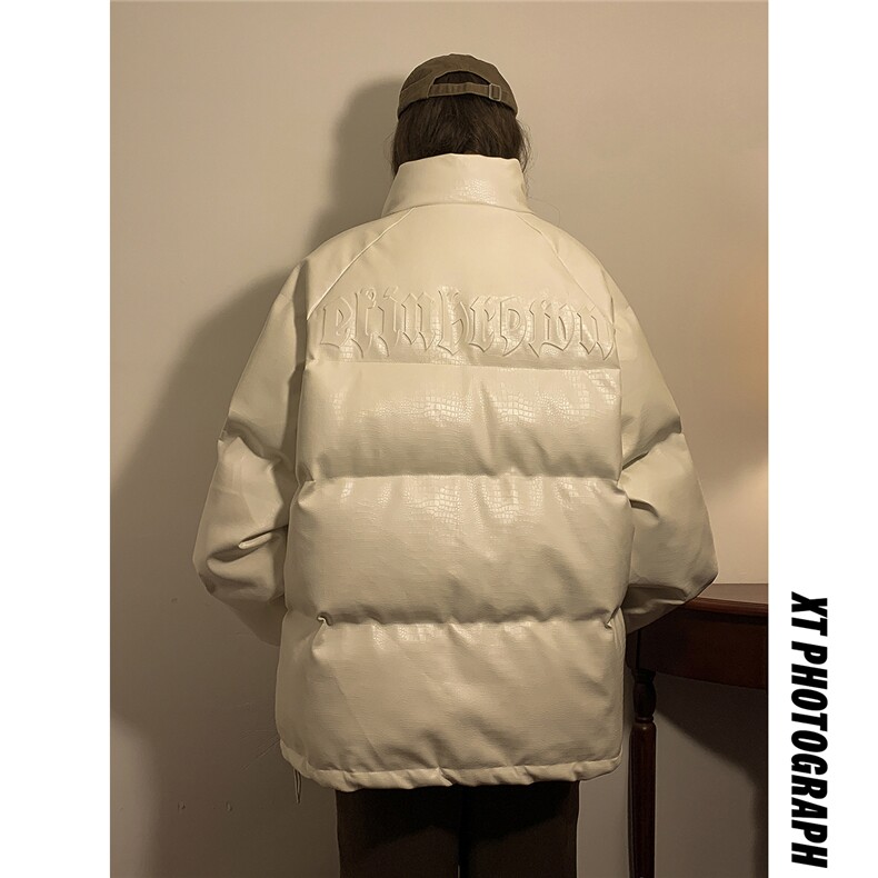 中性风黄灯鳄鱼纹钢印设计棉衣男MY77093P120控168抖音控198，男装棉衣，星座227-7