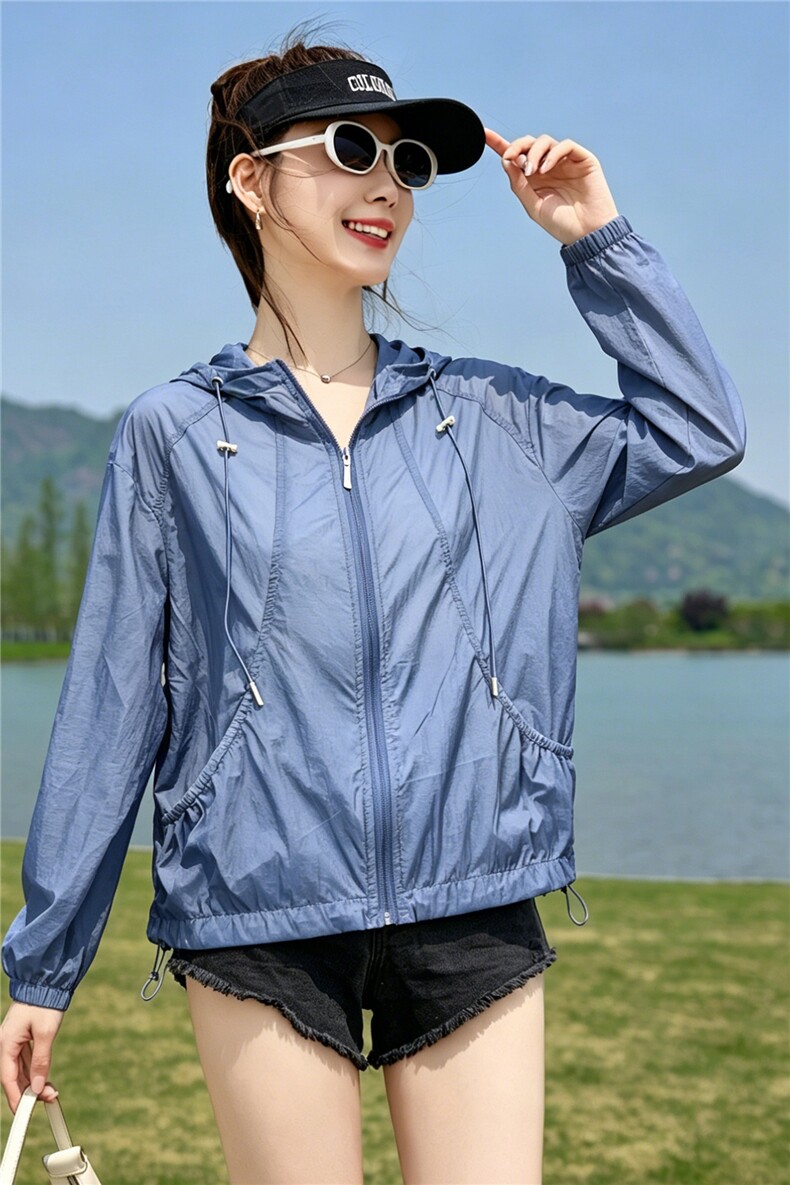 现货！2026夏季新款时尚休闲防晒衣女,女装防晒衣,以桐