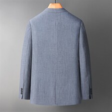 口袋中年春季长袖时尚翻领单排扣2023年上衣裤子西服BGW82373-5，男装西服，钱塘6003（原4033）