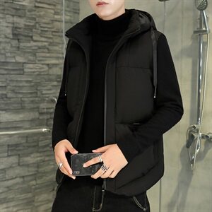 2021秋冬季新款连帽男士潮流马甲男潮流外套 A438-R001图片
