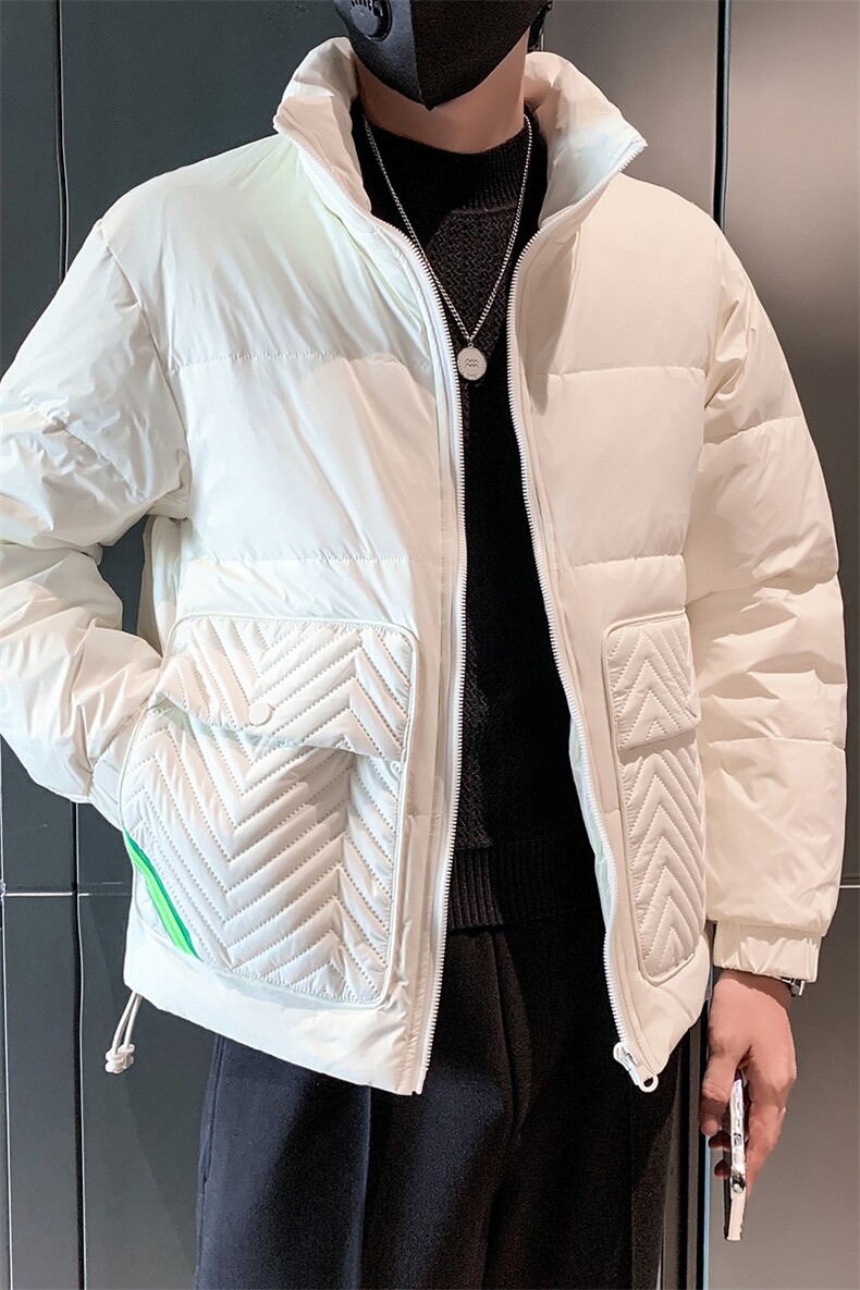 立领款白鸭绒新标50绒保暖休闲大口袋款B226-9009-P195,男装棉衣,电商A210
