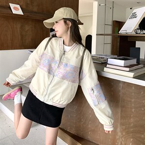 春现 轻风刺绣印花小外套B190-501-P140-K198图片