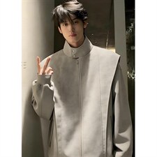美式结构正肩外套男春秋高级感痞帅哈灵顿机车服飞行夹克J370，男装夹克，星座1116A（原606A-3）