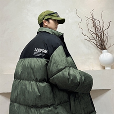 2025港风棉衣棉服迷彩印花拼接面包服立领棉袄外套1613C-P70，男装棉衣，星座207