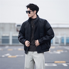新标95绒男士羽绒服冬季2025新款皮夹克外套A313-859507-P295，男装夹克，电商A313