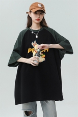 中性风夏季小众设计感美式潮流百搭宽松短袖T恤DT6368P35控58，男装T恤，电商A268
