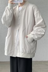 M-8XL春季棒球服外套男大码立领飞行员夹克潮牌休闲衣服JK001P65，男装夹克，电商B312