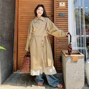 【现货】24早秋新品披肩两件套韩版风衣2401-P195-K255图片