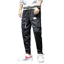 C415-K155-P55日系宽松潮流工装裤男潮牌韩版大码胖子九分裤子，男装休闲裤，电商A456（原C415）
