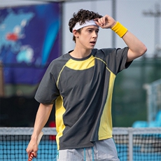 城市运动高弹速干吸湿吸汗撞色健身训练服户外球衣T恤上衣Y531，女装T恤，星座112C