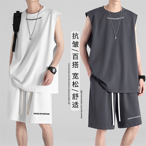运动套装速干冰丝顺滑超薄宽松百搭舒适潮流 TZ89-特批68图片