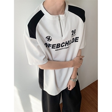 t恤男款夏季短袖cleanfit美式复古百搭上衣服T0225-P40，男装T恤，星座308B-2