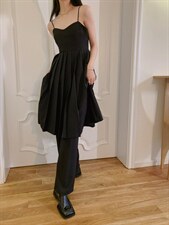 现货夏款现货吊带百褶裙西装裤两件套可分开，女装背心吊带，LION&CAT(2F)