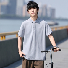 P02男女休闲大码POLO衫T恤衫学生团队表演校服可定制印花青少年，男装T恤，星座115A(原星座507）