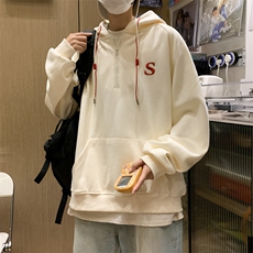 卫衣男生秋季休闲情侣宽松连帽衫XW024P42，男装卫衣，星座1116-2