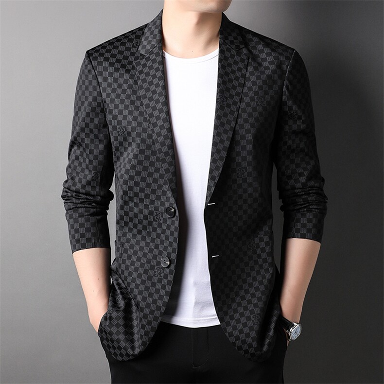 AG1251钱塘2020-3时尚休闲简约中青年男士帅气西服外套P122图片